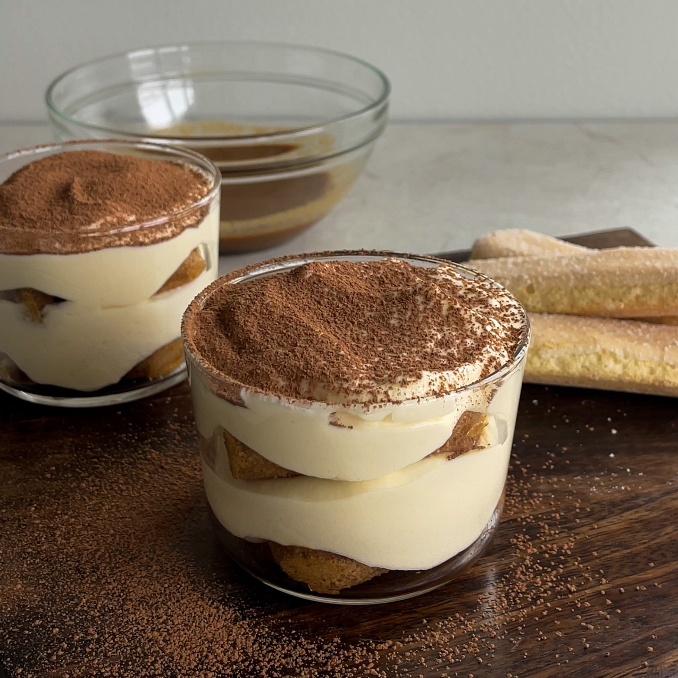 Pistachio Tiramisu for One