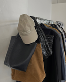 Stone khaki pistachio milk hat with embroidered logo front