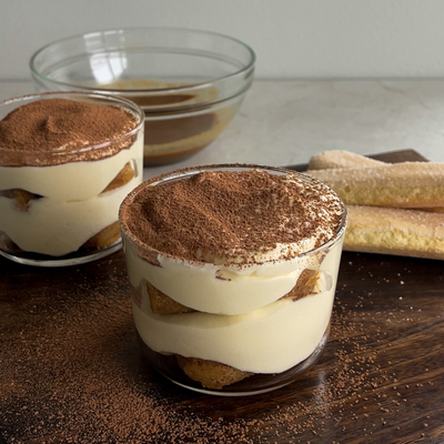 Pistachio Tiramisu for One