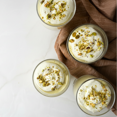 Skip the Oven, Make This Pistachio White Chocolate Mousse