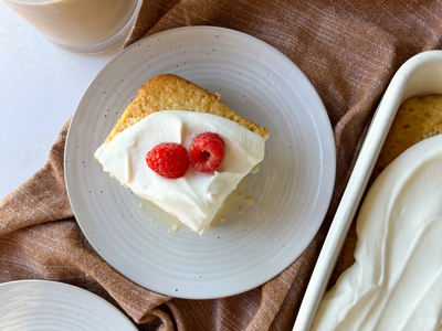 The Star of This Tres Leches Recipe is Pistachio Milk