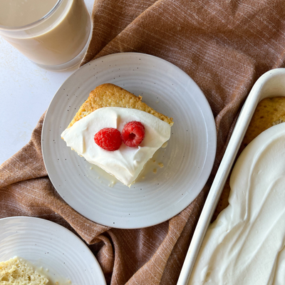 The Star of This Tres Leches Recipe is Pistachio Milk