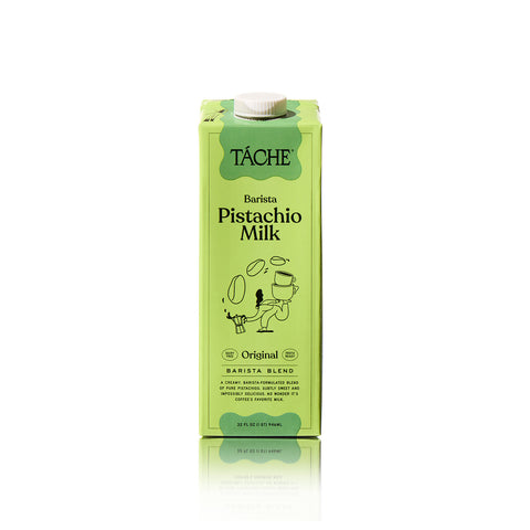 Barista pistachio milk for dairy-free coffee and espresso